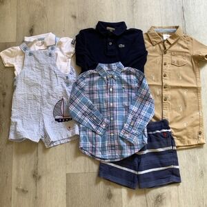 Boys Designer Bundle Lacoste Vineyard Vines Polo Ralph Lauren Carters 24M-3T